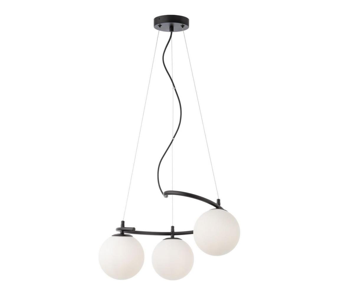 Redo 01-2716 - Lustr na lanku VOLLEY 3xE14/28W/230V černá 01-2716