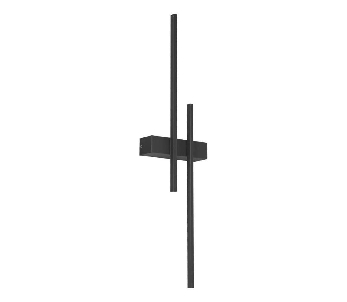 Redo 01-2747 - LED Nástěnné svítidlo TANGENT LED/13W/230V CRI 90 černá 01-2747