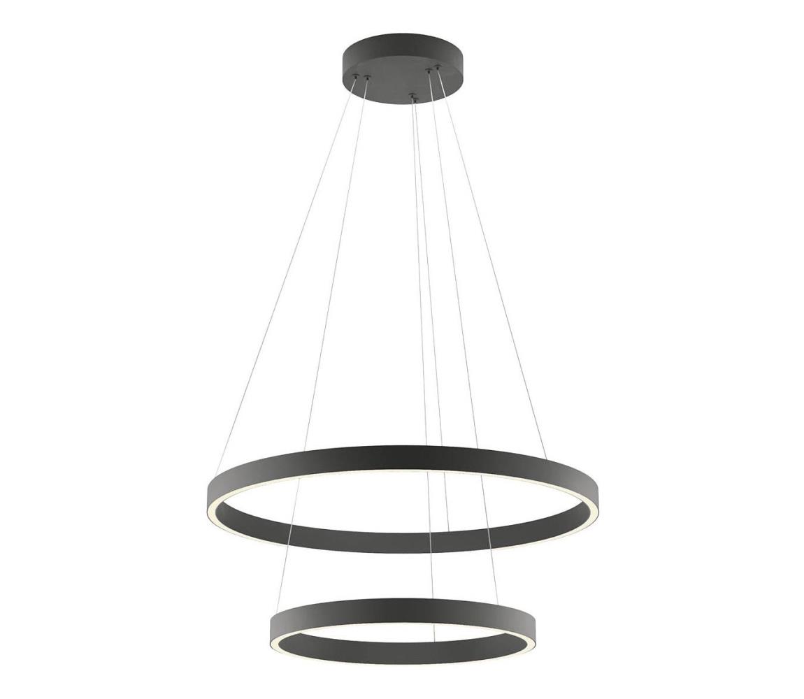 Redo 01-2891 - LED Stmívatelný lustr na lanku FEBE LED/62W/230V černá 01-2891