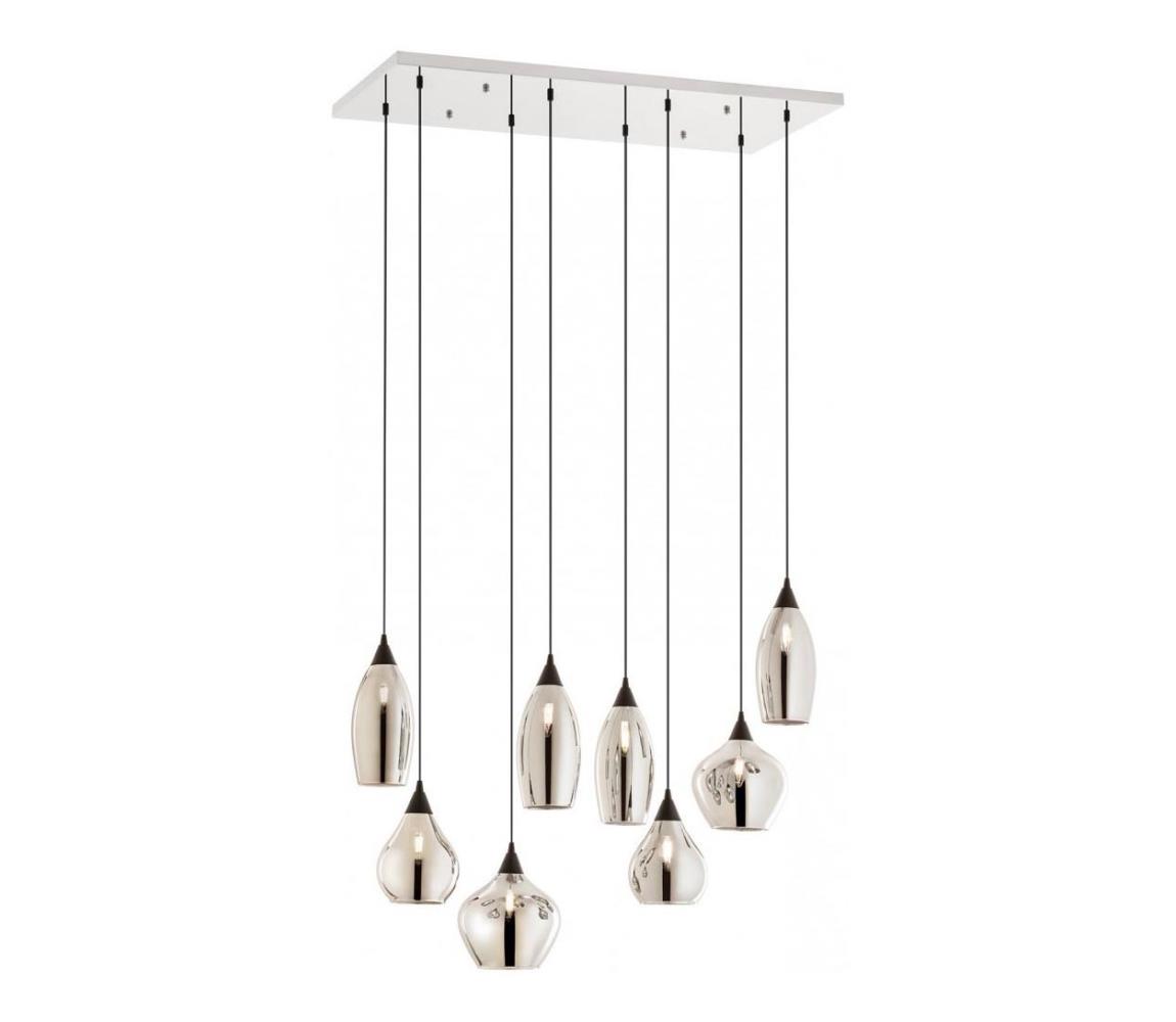 Redo 01-3195 - Lustr na lanku TANNER 8xE14/28W/230V 01-3195