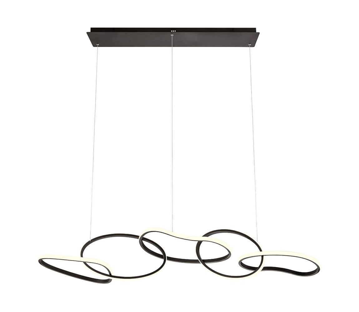 Redo 01-3393 - LED Stmívatelný lustr na lanku BIAS LED/120W/230V černá 01-3393
