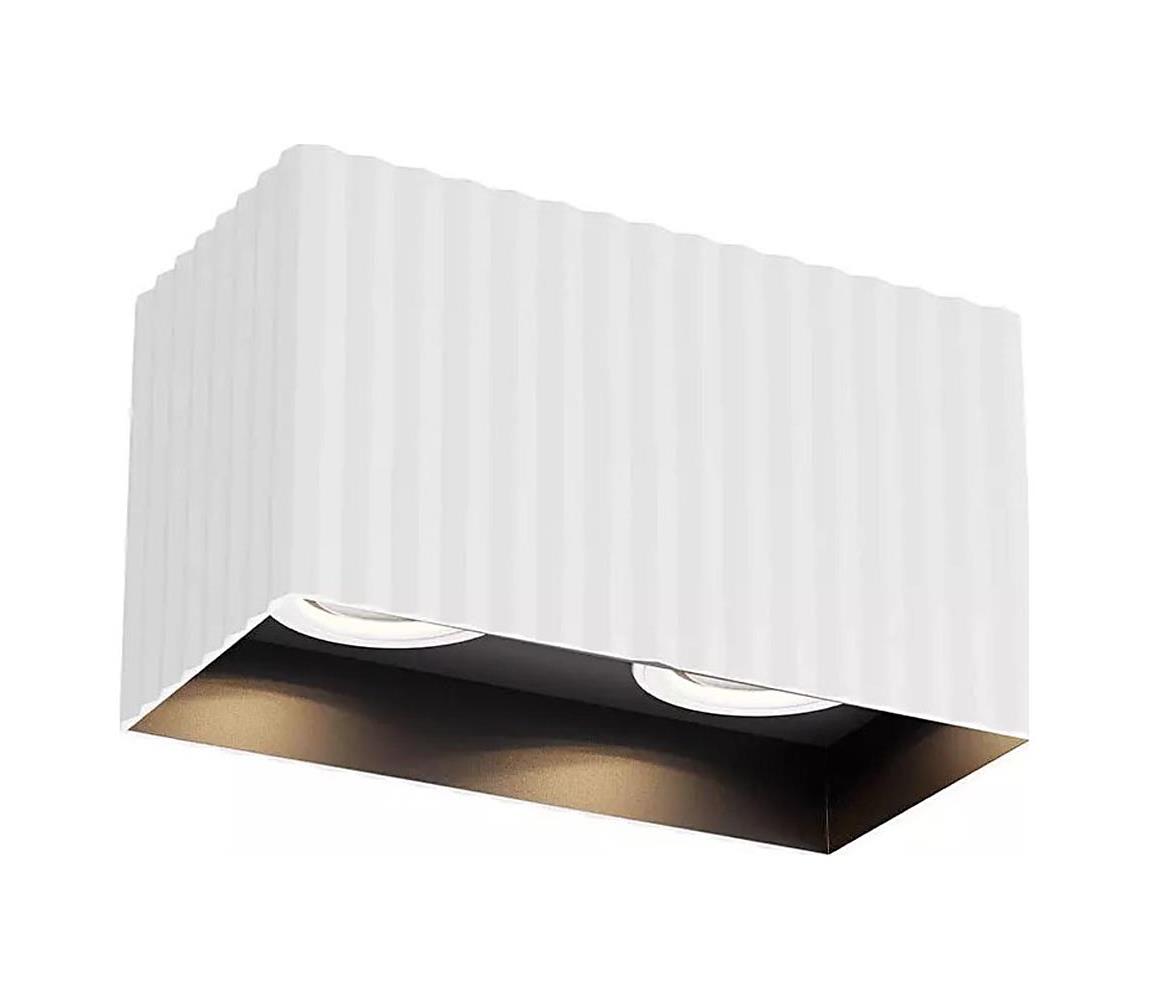 Redo 01-3410 - Bodové svítidlo DELPHI 2xGU10/7W/230V 16,1x8,1 cm bílá 01-3410