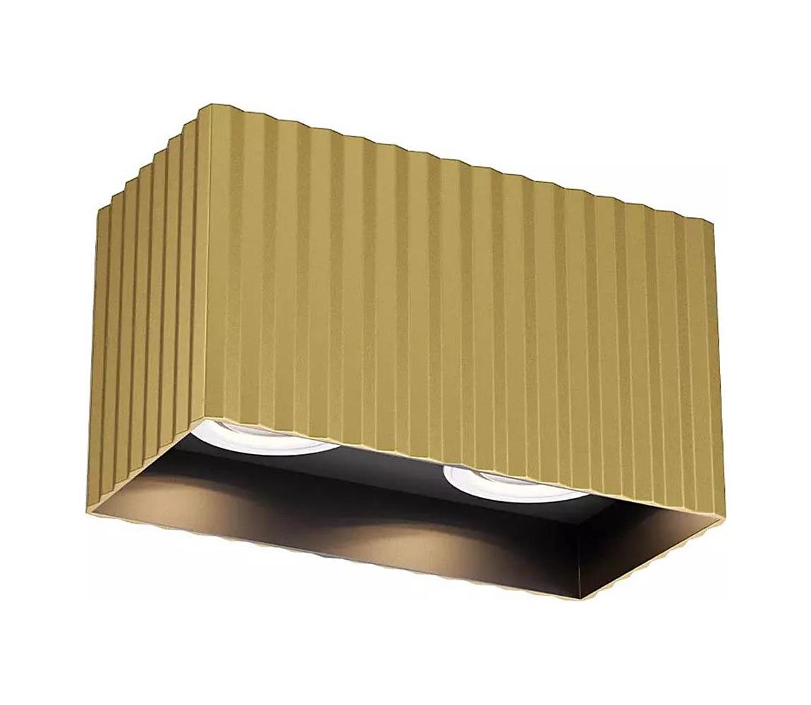 Redo 01-3411 - Bodové svítidlo DELPHI 2xGU10/7W/230V 16,1x8,1 cm zlatá 01-3411