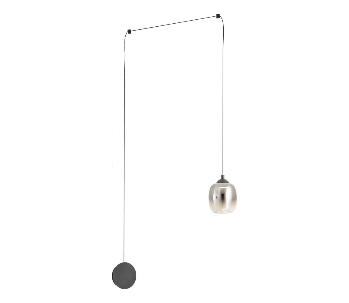 Redo 01-3484 - LED Nástěnná lampa KHADI LED/6W/230V CRI90 pr.12 cm černá/kouřová 01-3484