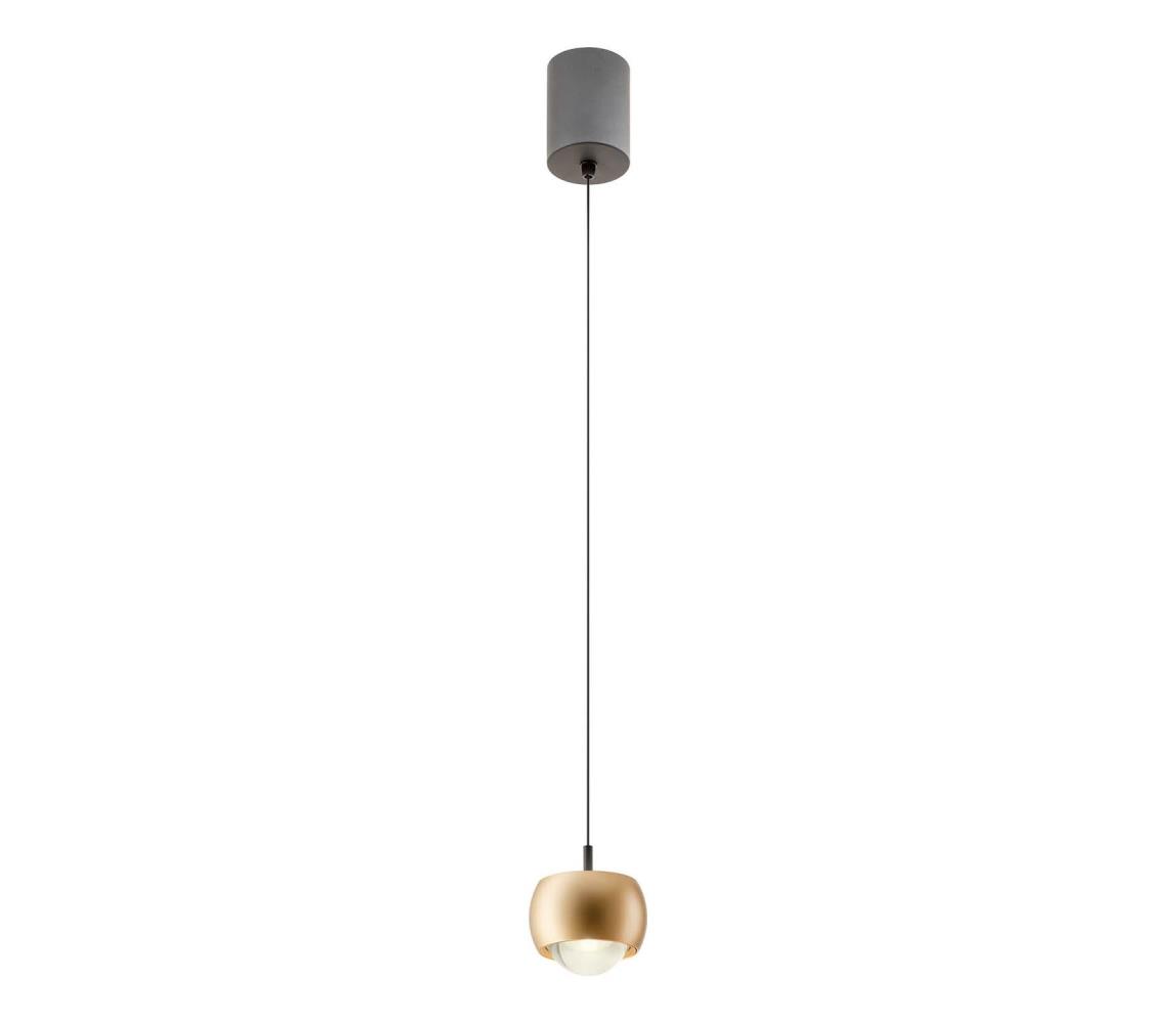 Redo 01-3547 - LED Lustr na lanku AVES LED/12W/230V pr. 9,6 cm CRI 90 zlatá 01-3547