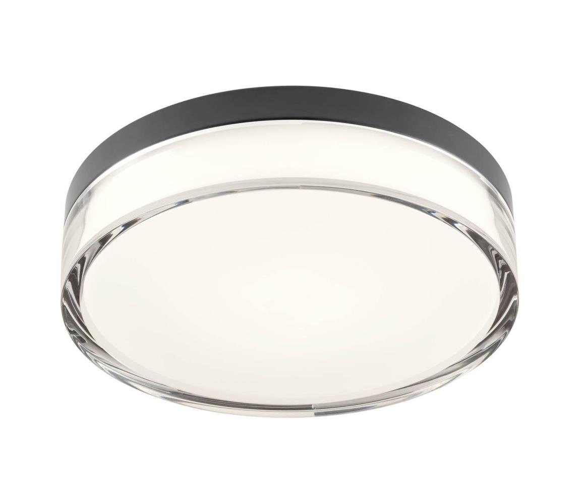 Redo 01-3735 - LED Stropní svítidlo FRISBI LED/12W/230V 3000/4000K IP44 černá 01-3735