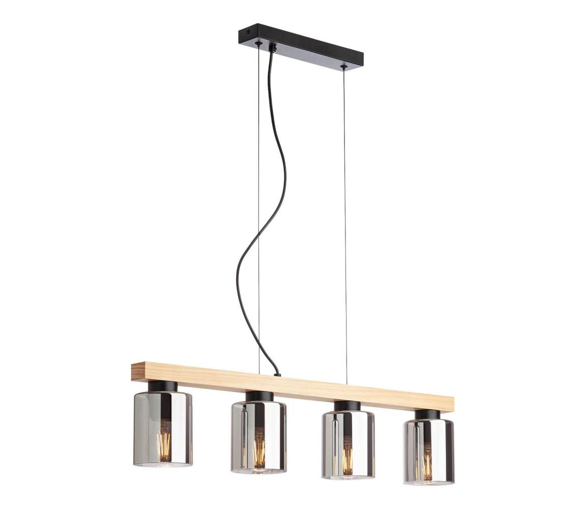 Redo 01-3986 - Lustr na lanku ROTIS 4xE27/15W/230V 01-3986