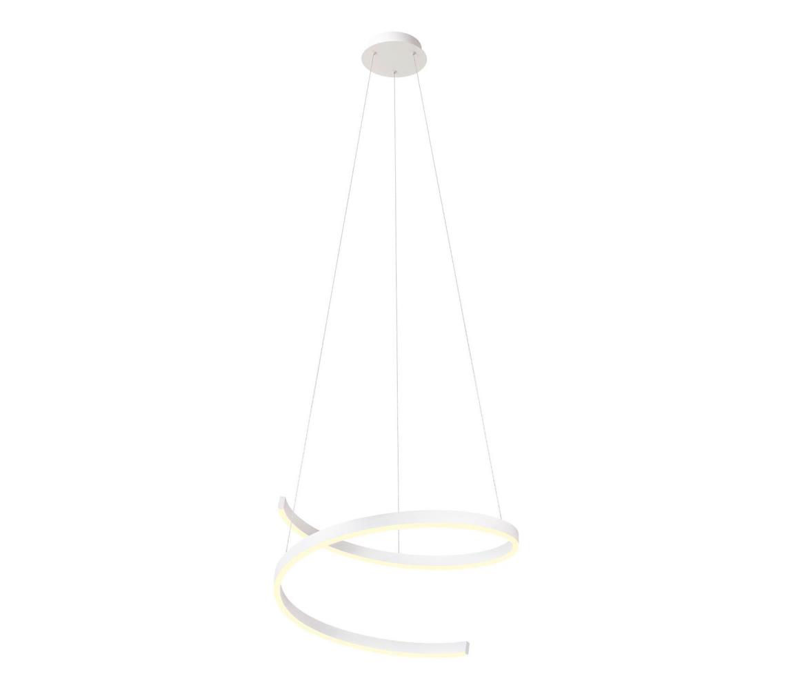 Redo 01-4013 - LED Stmívatelný lustr na lanku SCROLL LED/38W/230V bílá 01-4013