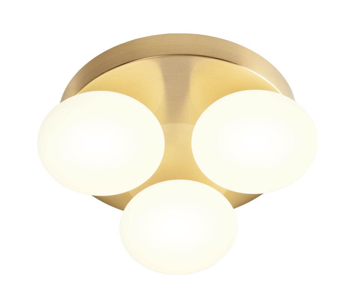 Redo 01-4307 - LED Koupelnové stropní svítidlo OVUM 3xLED/5W/230V IP44 mosaz 01-4307