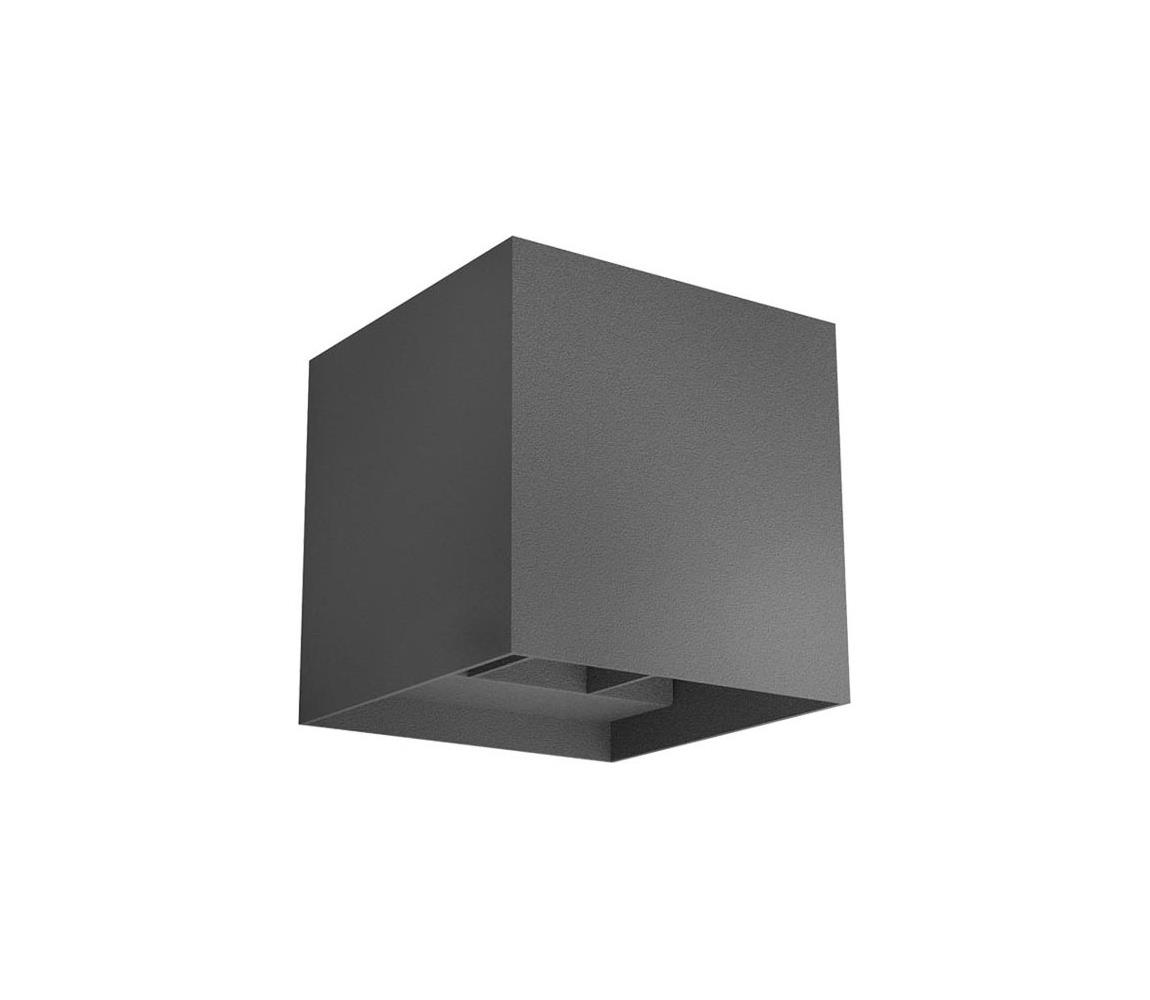 Redo 90296 - LED Venkovní nástěnné svítidlo VARY 2xLED/10W/230V IP54 antracit 90296