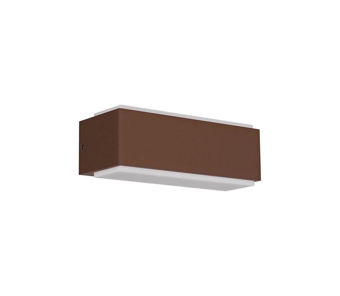 Redo 90404 - LED Venkovní nástěnné svítidlo DASH LED/9W/230V 4000K IP65 hnědá 90404