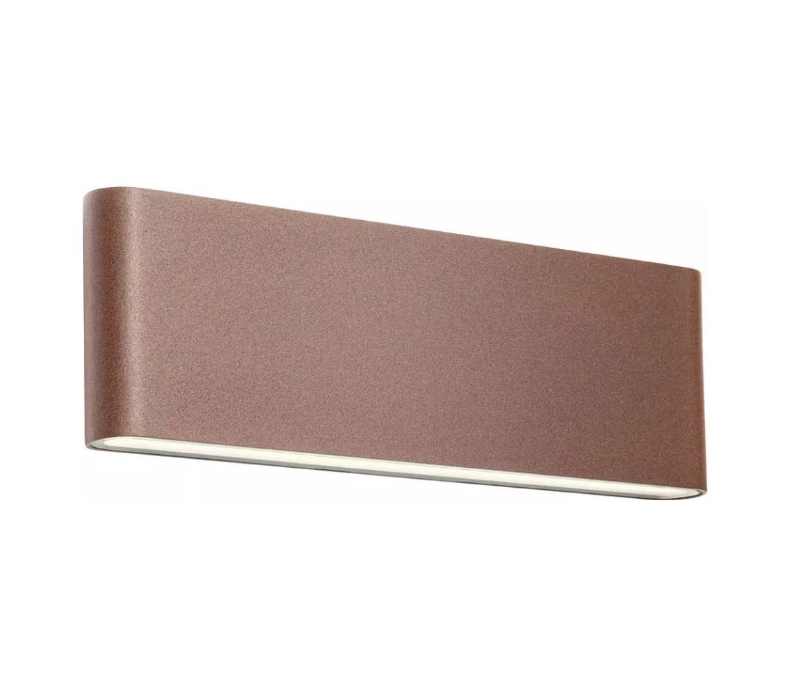 Redo 90453 - LED Venkovní nástěnné svítidlo KLIPPE LED/24W/230V 3000K IP54 hnědá 90453