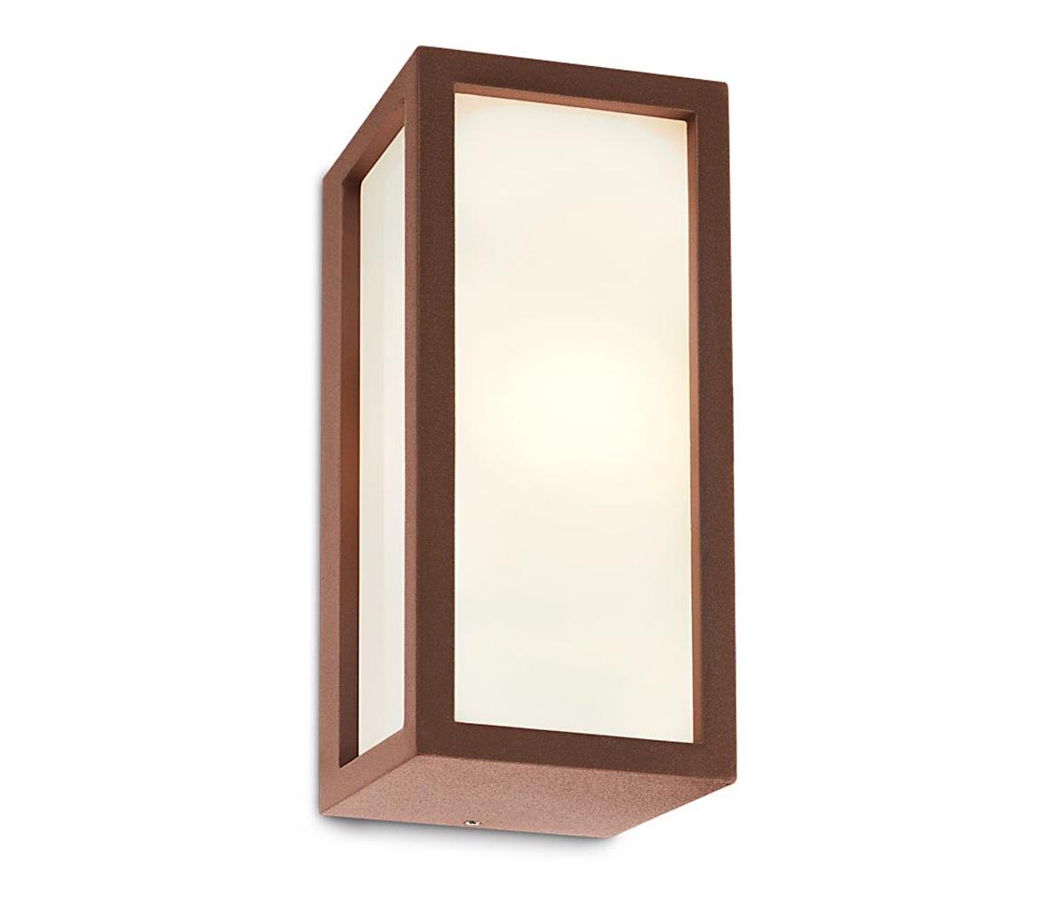 Redo 9897 - Venkovní nástěnné svítidlo BRICK 1xE27/23W/230V IP54 hnědá 9897