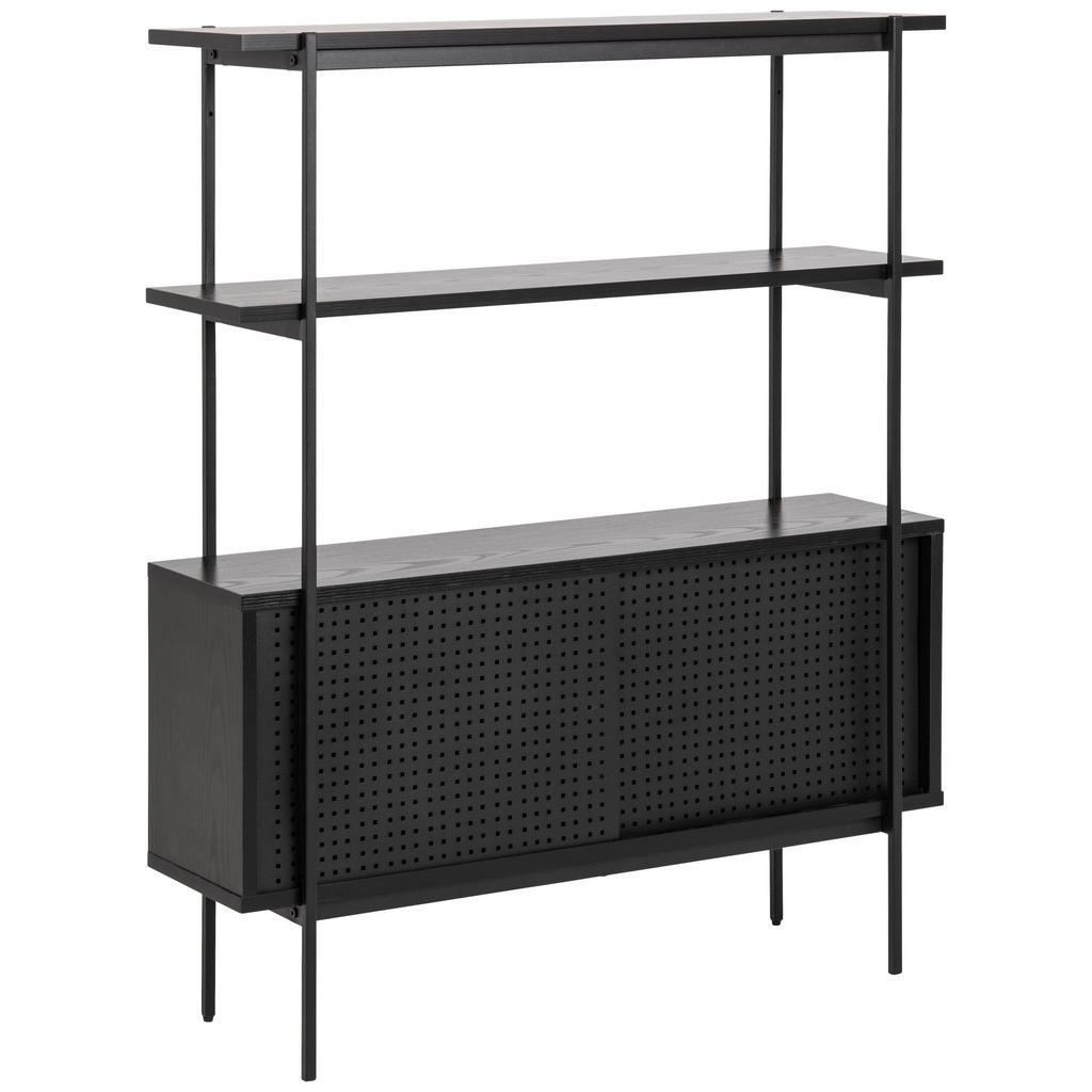 REGÁLOVÝ DÍL, černá, ocel, 94/113,8/27 cm