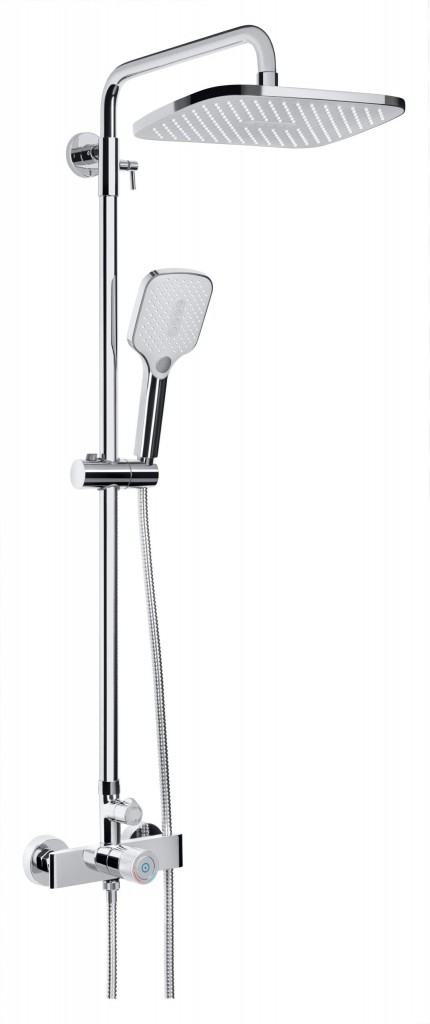 Rubineta Sprchový set SET VENETO+EASY PUSH-15, chrom OLBA625141