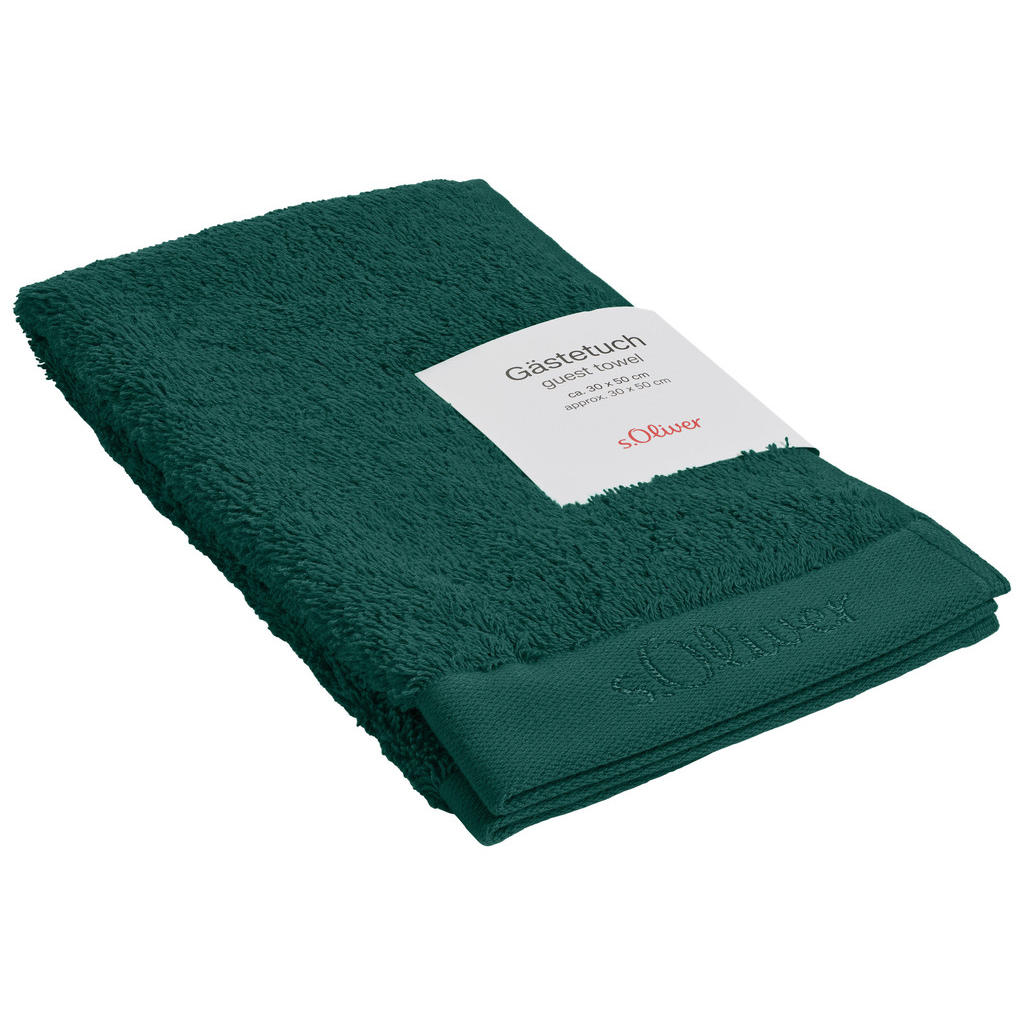S. Oliver RUČNÍK PRO HOSTY, 30/50 cm, tmavě zelená