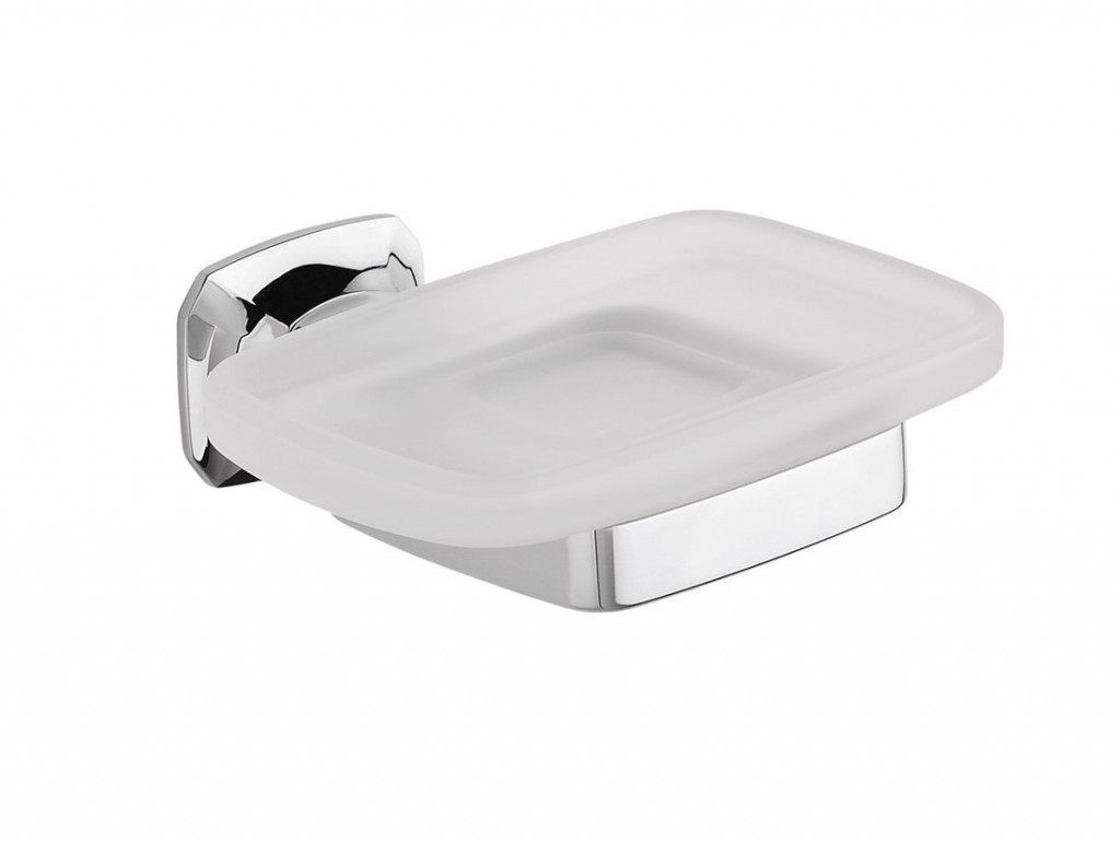 SAPHO AIDA mýdlenka, mléčné sklo, chrom AI002