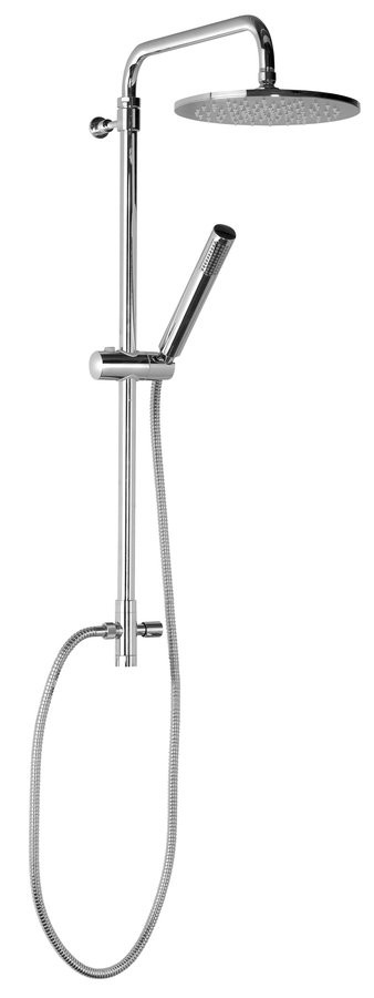 SAPHO AIRTECH-AXIA sprchový sloup k napojení na baterii, hlavová, ruční sprcha, chrom 990E