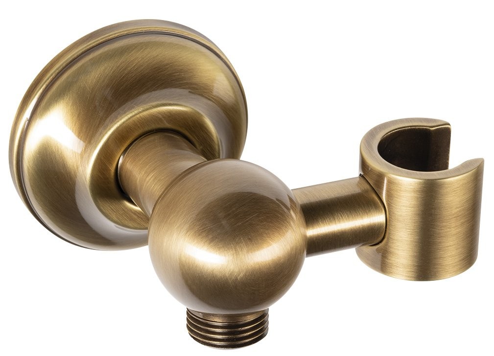 SAPHO ANTEA držák sprchy s vyústěním, bronz 981R6