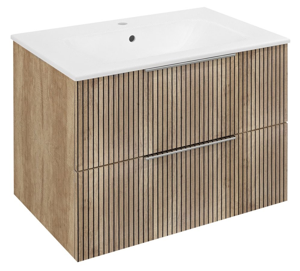 SAPHO CIRASA STRIP umyvadlová skříňka 69,8x52x46cm, dub Alabama CR701-2322