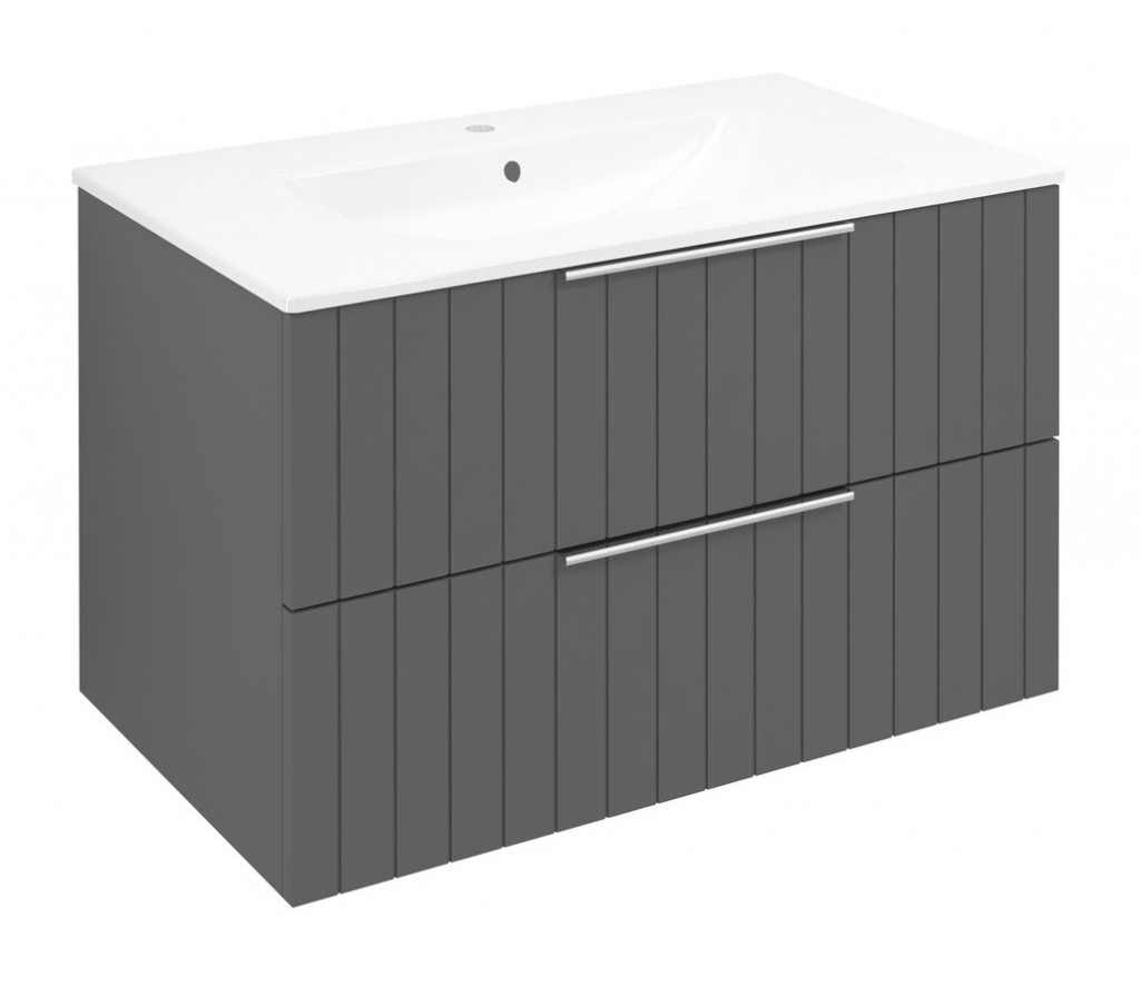 SAPHO CIRASA STRIP umyvadlová skříňka 79,8x52x46cm, carina CR801-4141S