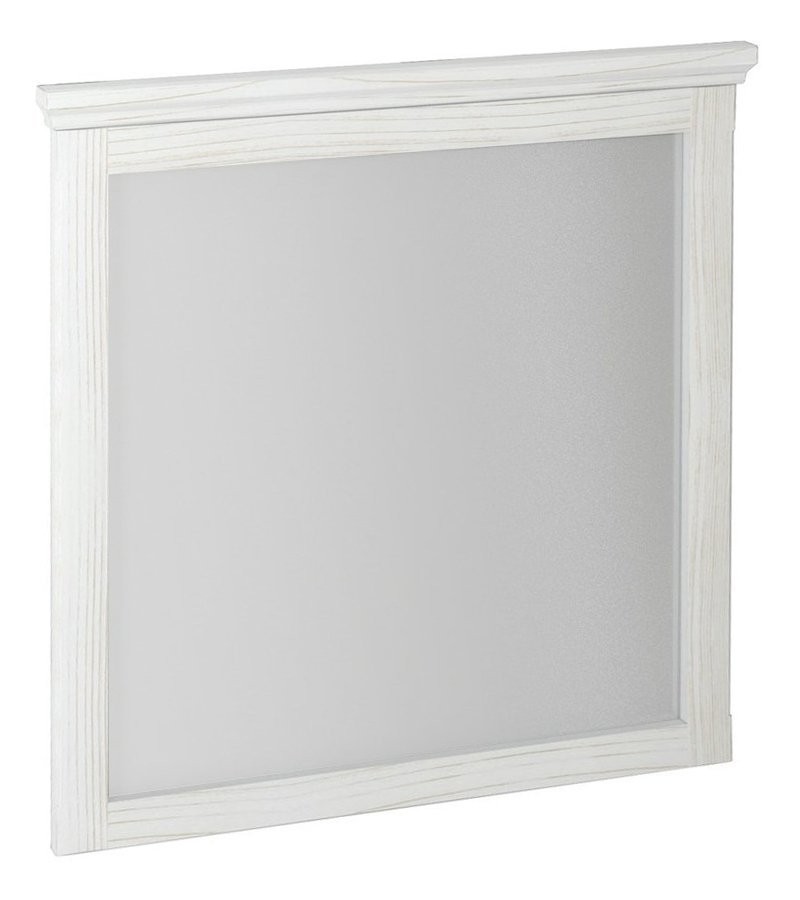 SAPHO CROSS zrcadlo v dřevěném rámu 70x80cm, starobílá CR212