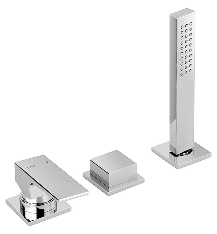 SAPHO DIMY tříprvková baterie na okraj vany, chrom DIMTECH3