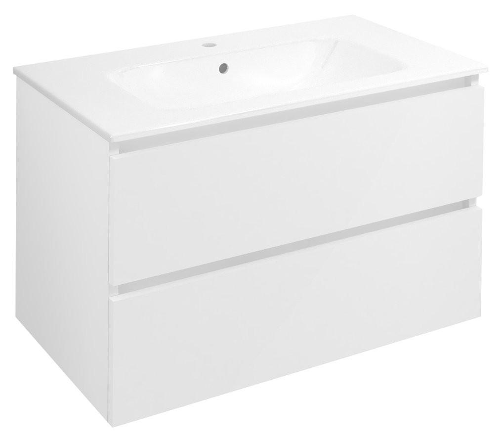 SAPHO EZARA umyvadlová skříňka 79,8x52x46cm, bílá lesk EZ801-3030