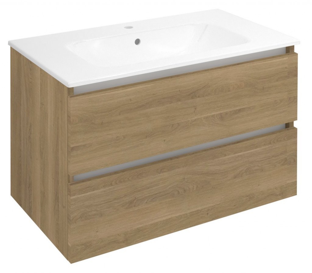 SAPHO EZARA umyvadlová skříňka 79,8x52x46cm, dub cuneo EZ801-2525