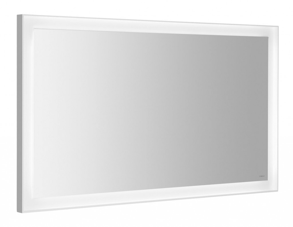 SAPHO FLUT zrcadlo s LED podsvícením 120x70cm, bílá FT120
