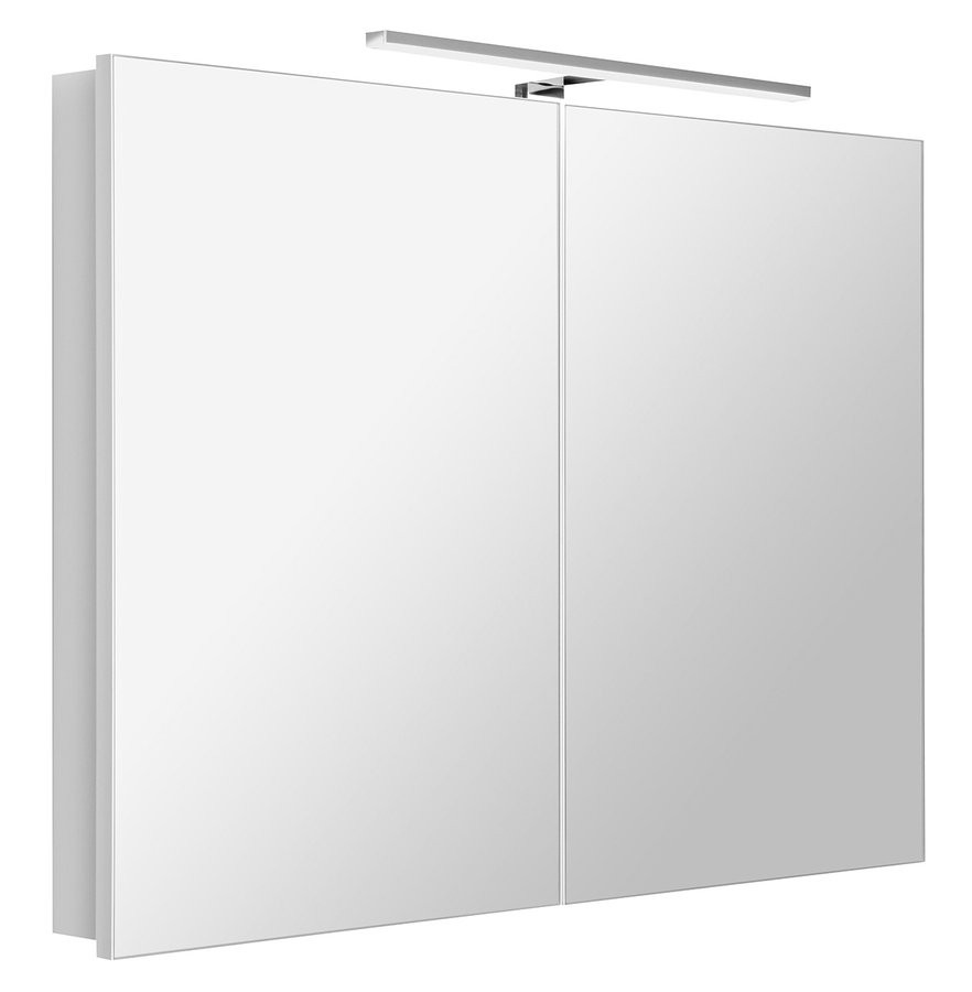 SAPHO GRETA galerka s LED osvětlením, 101x70x14cm, bílá mat GR100-0031