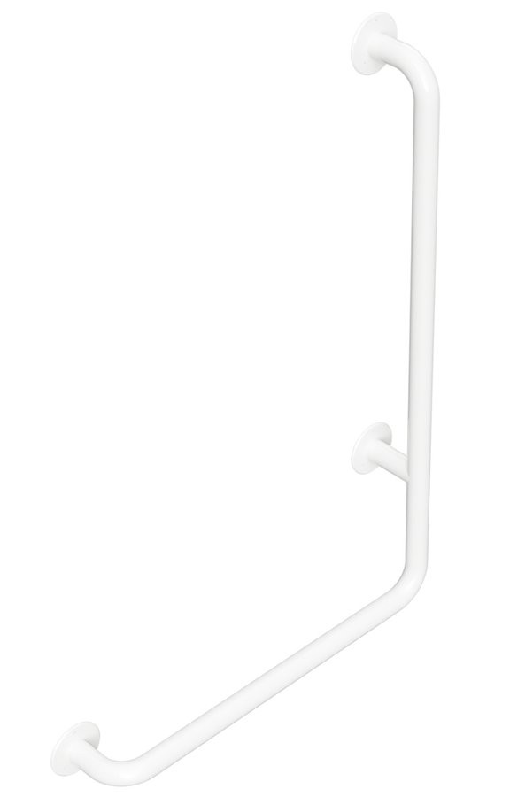SAPHO HANDICAP nástěnné madlo PRAVÉ 810x550, bílá XH524W