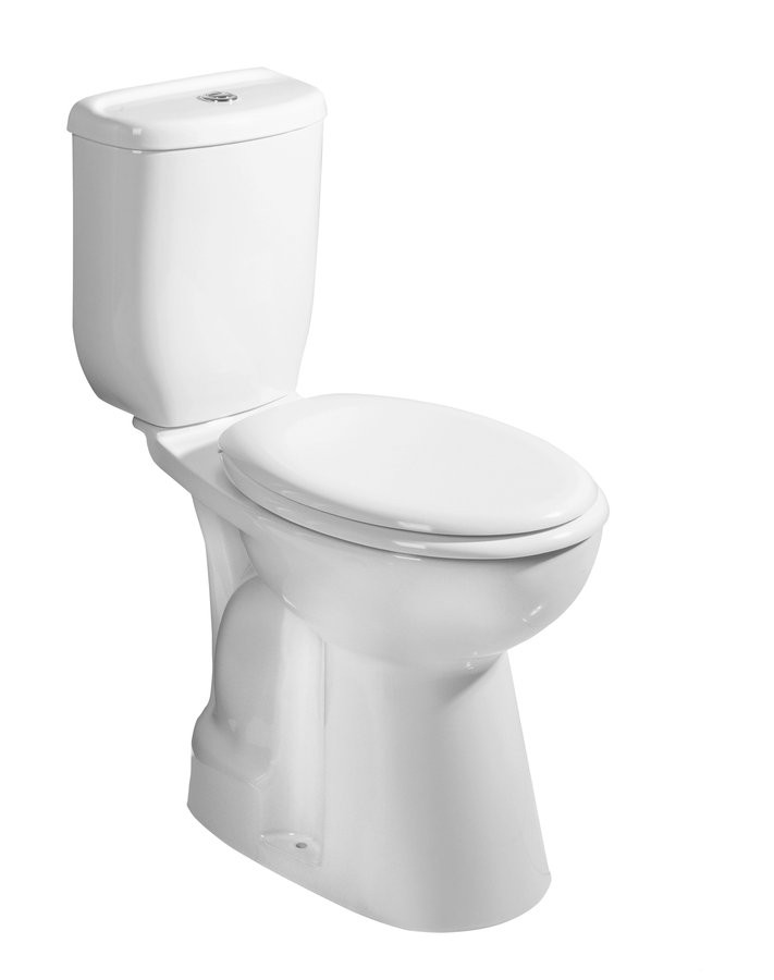 SAPHO HANDICAP WC kombi zvýšený sedák, spodní odpad, bílá BD301.410.00