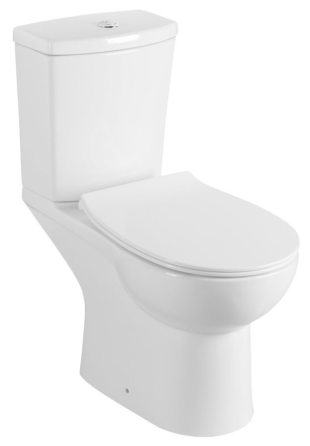 SAPHO KAIRO WC kombi, zadní odpad, bílá PC105