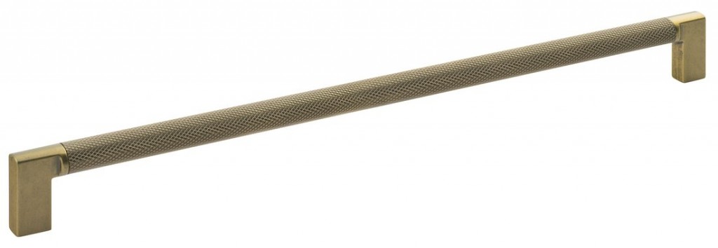 SAPHO Kovová úchytka vroubkovaná, 334/320, starozlatá 12464