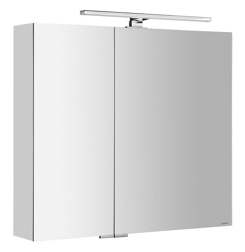 SAPHO MIRRÓ galerka s LED osvětlením, 80x70x16cm, bílá MC080-0030