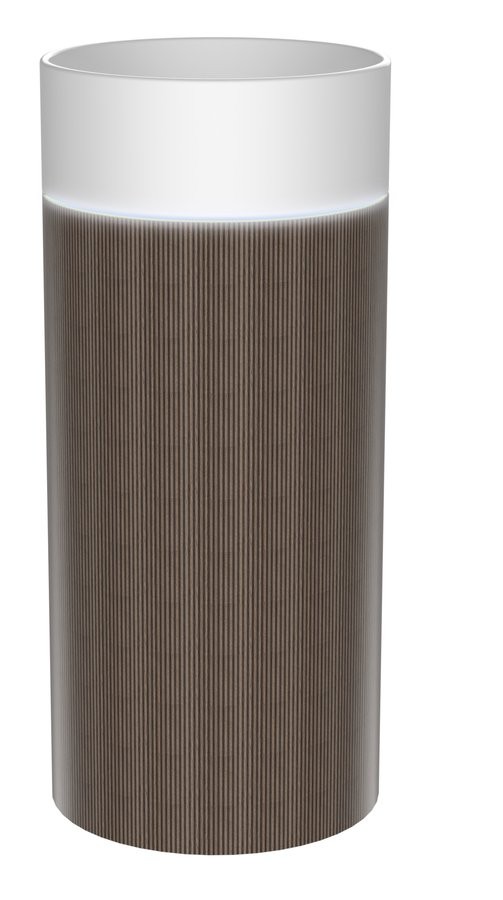 SAPHO OASIS keramické umyvadlo volně stojící ø 40x89cm, bílá/dub pimento AS408-K2774