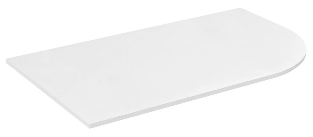 SAPHO PULSE deska Rockstone 757x12x462, levá, bílá mat BM750-0101