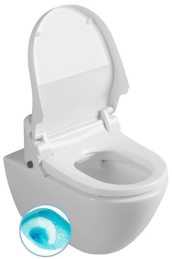 SAPHO PURA závěsné WC s elektronickým bidetem USPA LUX UB-6635RU-1