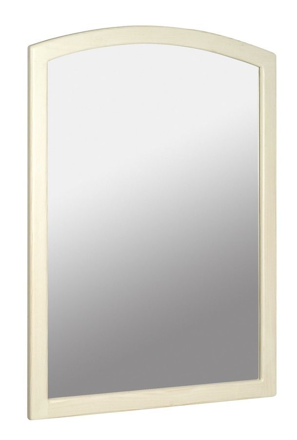 SAPHO RETRO zrcadlo v dřevěném rámu 65x91cm, starobílá 1685