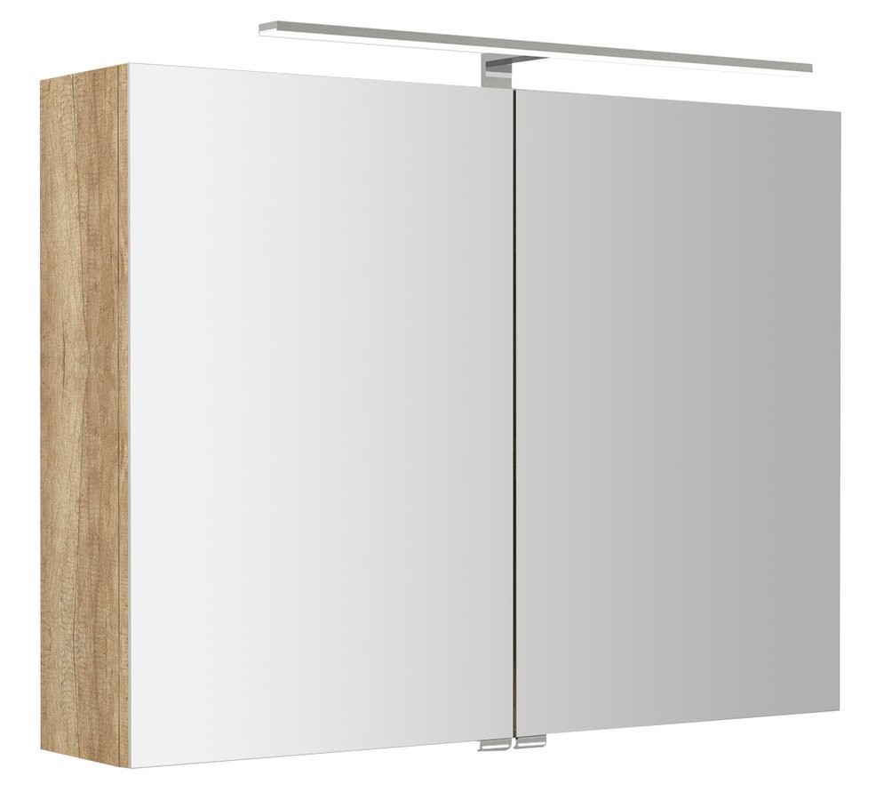 SAPHO RIWA galerka s LED osvětlením, 81x70x17cm, dub alabama RIW080-0022
