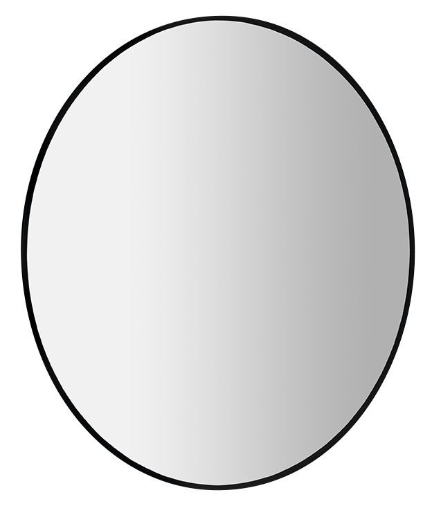SAPHO SHARON kulaté zrcadlo s LED podsvícením ø 80cm, černá mat 31255CI