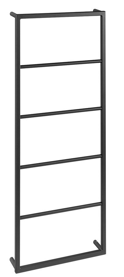 SAPHO SKA nástěnný sušák ručníků 450x1150x100, černá mat SKA501