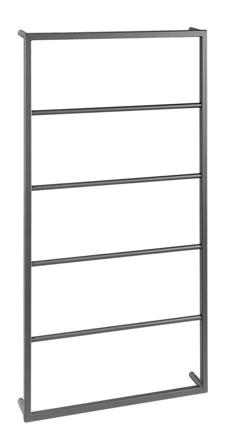 SAPHO SKA nástěnný sušák ručníků 600x1150x100, černá mat SKA502