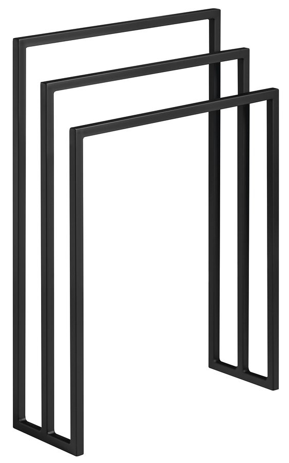 SAPHO SKA stojan na ručníky 550x800x200, černá mat SKA303