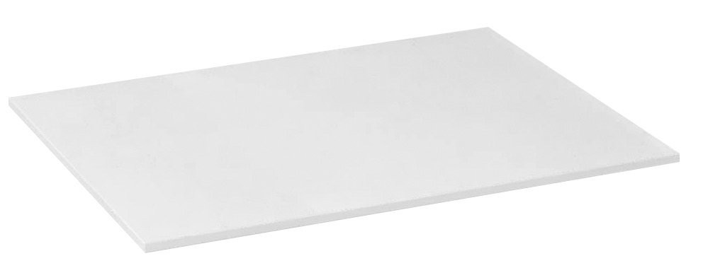 SAPHO SKARA deska Rockstone 81,2x1,2x46cm, bílá mat CG028-0101