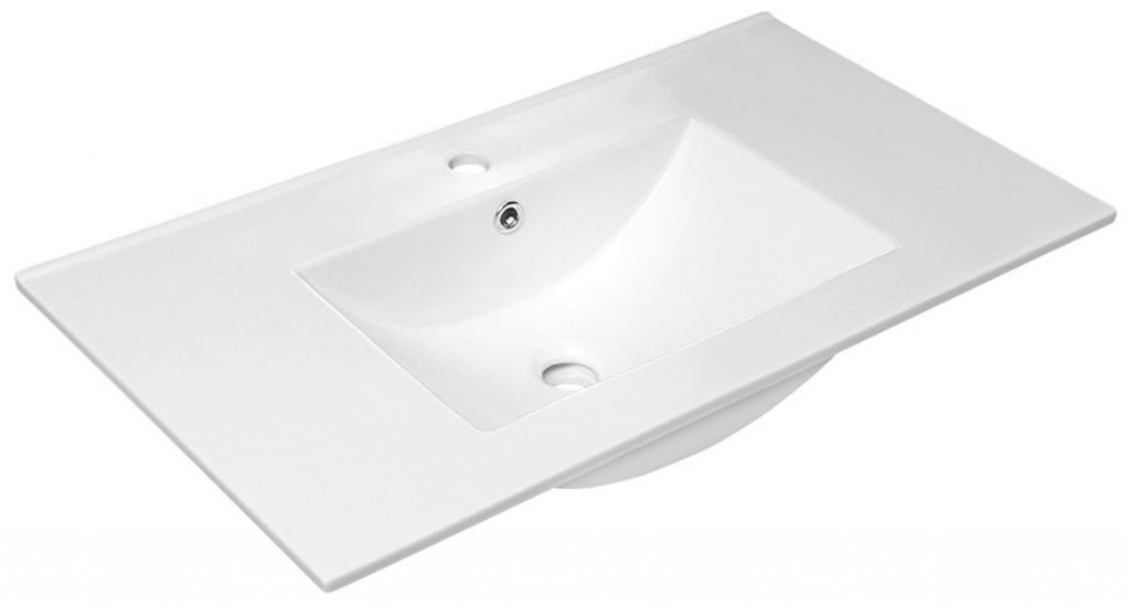SAPHO SLIM keramické umyvadlo, nábytkové, 90x46,5cm, bílá 1601-90