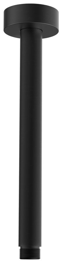 SAPHO Sprchové stropní ramínko, kulaté, 200, černá mat 1205-05B