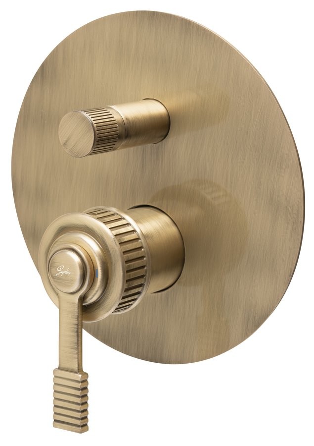 SAPHO VERSI podomítková sprchová baterie, 2 výstupy, bronz RV042/18