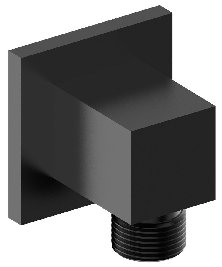 SAPHO Vývod sprchy, hranatý, černá mat 1205-02B